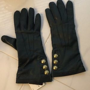 Coach leather gloves